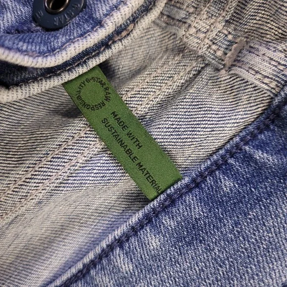 NWT G Star Raw Lhana Skinny Ankle 28x29 Aged Indigo Mid Rise Stretch Raw Hem - Picture 9 of 16